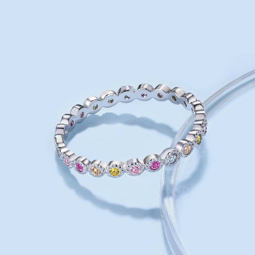 [HOT]Radiant Sparkling Round Cut Daily Ring