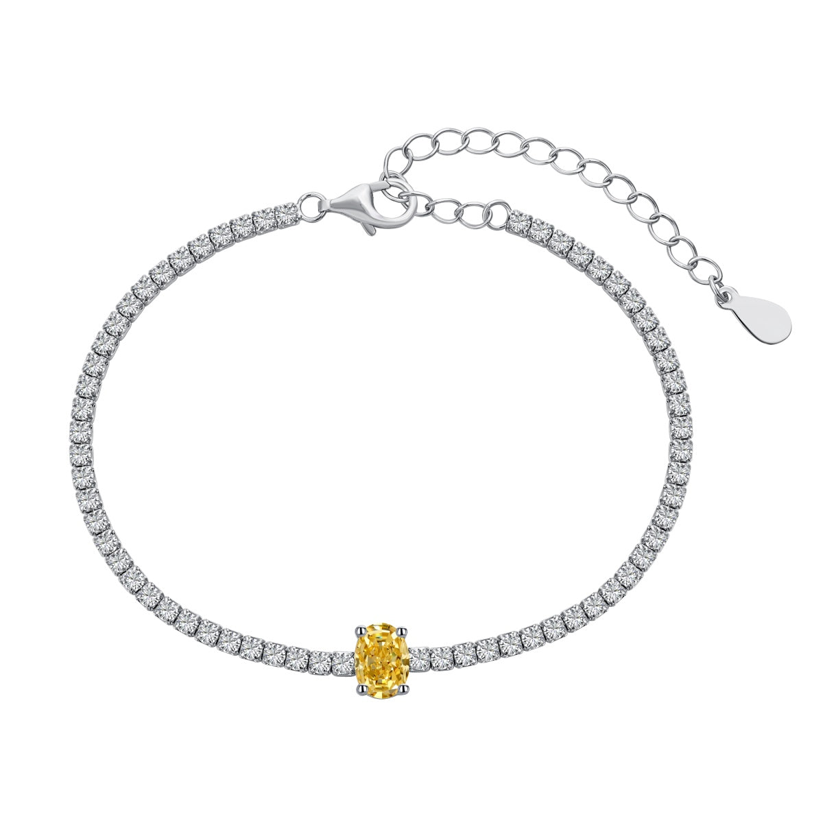 [HOT]0.75 Carat Exquisite Oval Cut Daily Bracelet