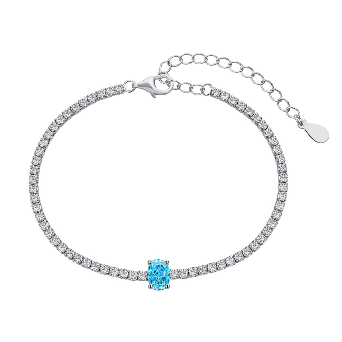 [HOT]0.75 Carat Exquisite Oval Cut Daily Bracelet