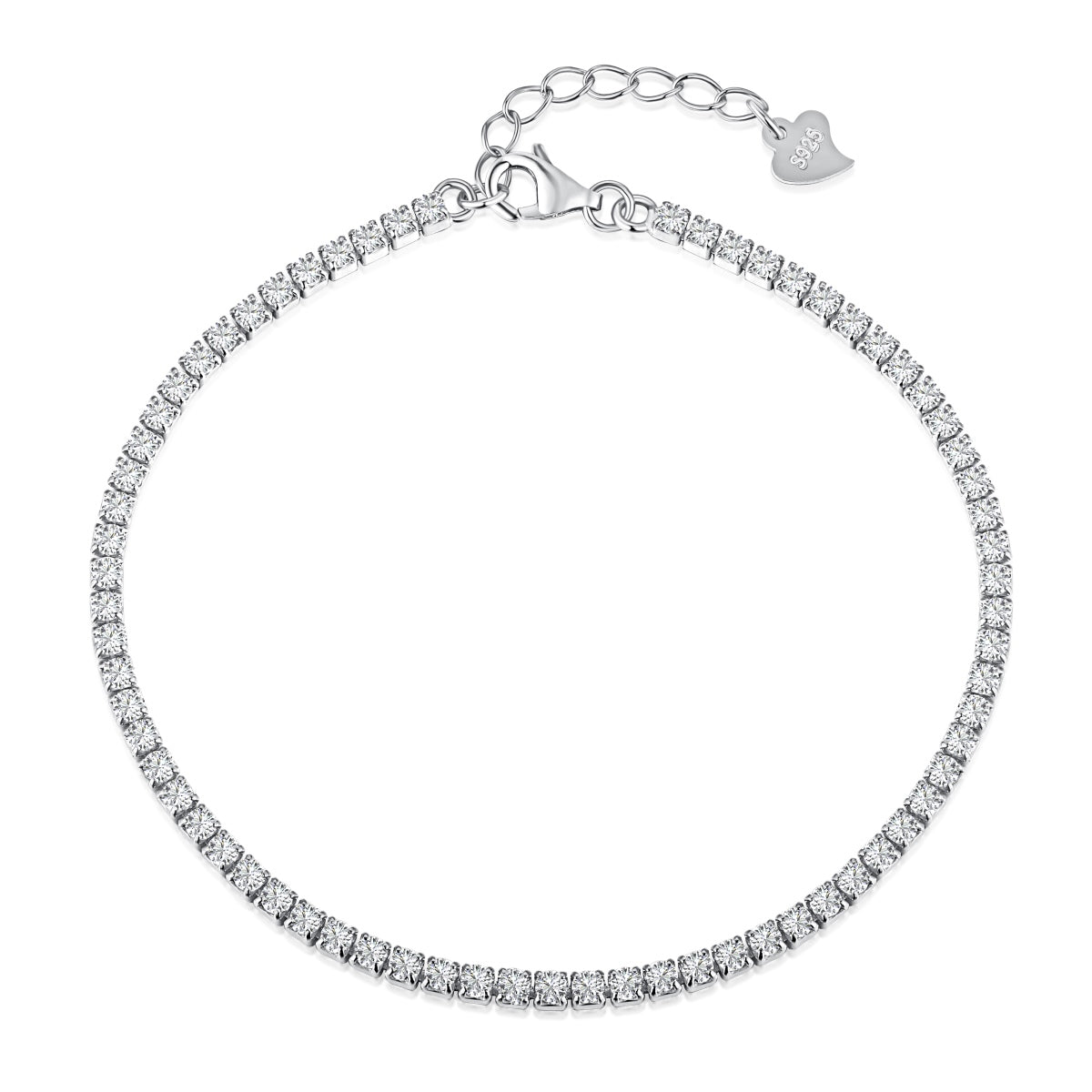 [HOT]Radiant Shinning Princess Cut Tennis Bracelet