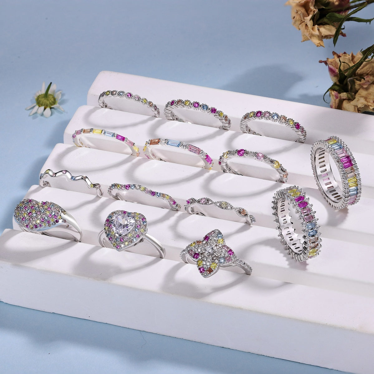 [HOT]Splashy Ornate Emerald Cut Cocktail Ring