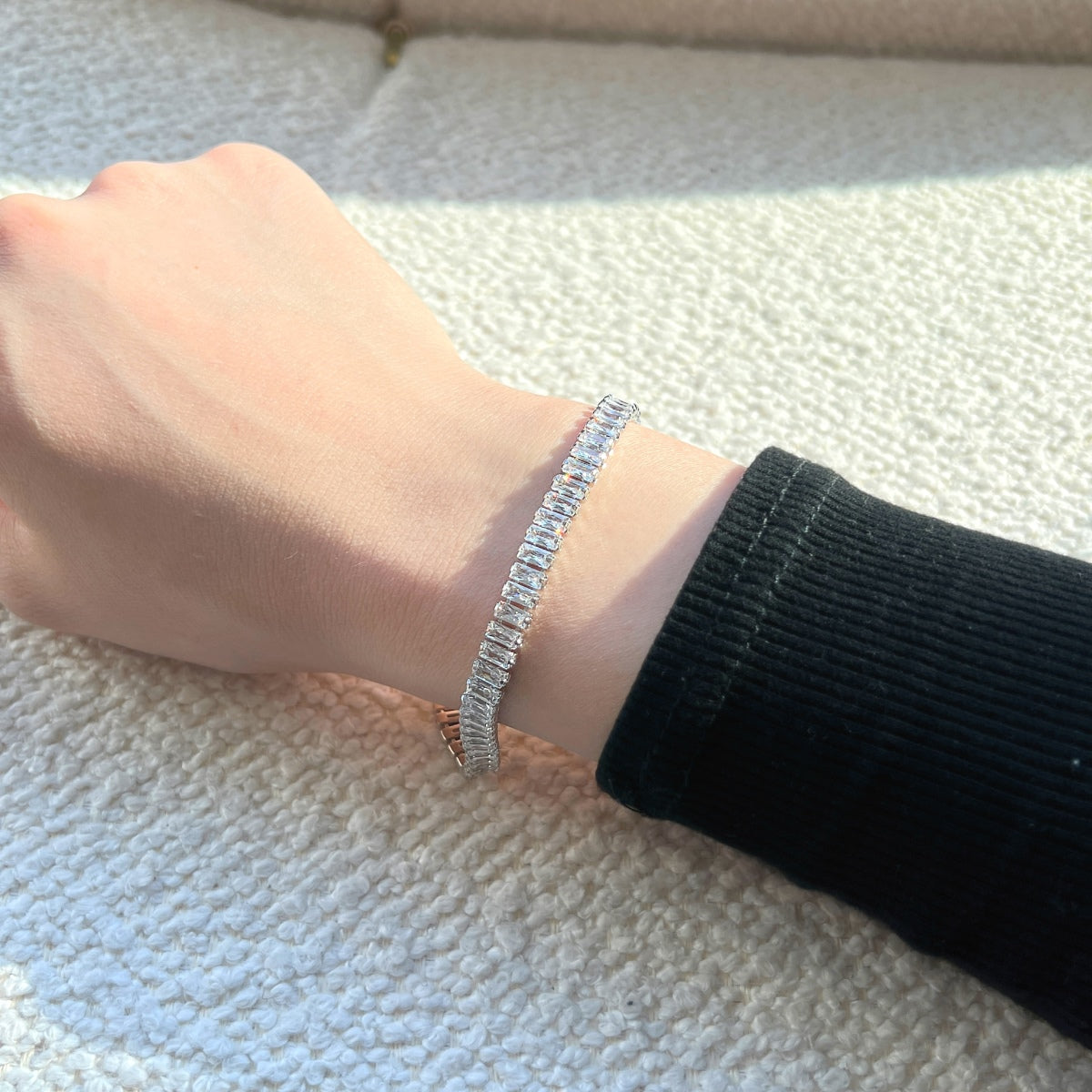 [HOT]Exquisite Emerald Cut Daily Bracelet