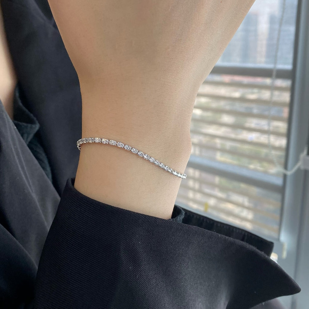 [HOT]Elegant Emerald Cut Daily Bracelet