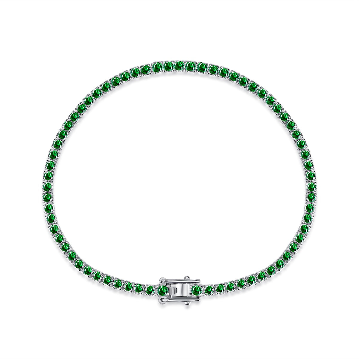 [HOT]Dazzling Colorful Round Cut Daily Bracelet
