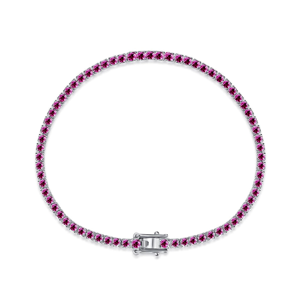 [HOT]Dazzling Colorful Round Cut Daily Bracelet