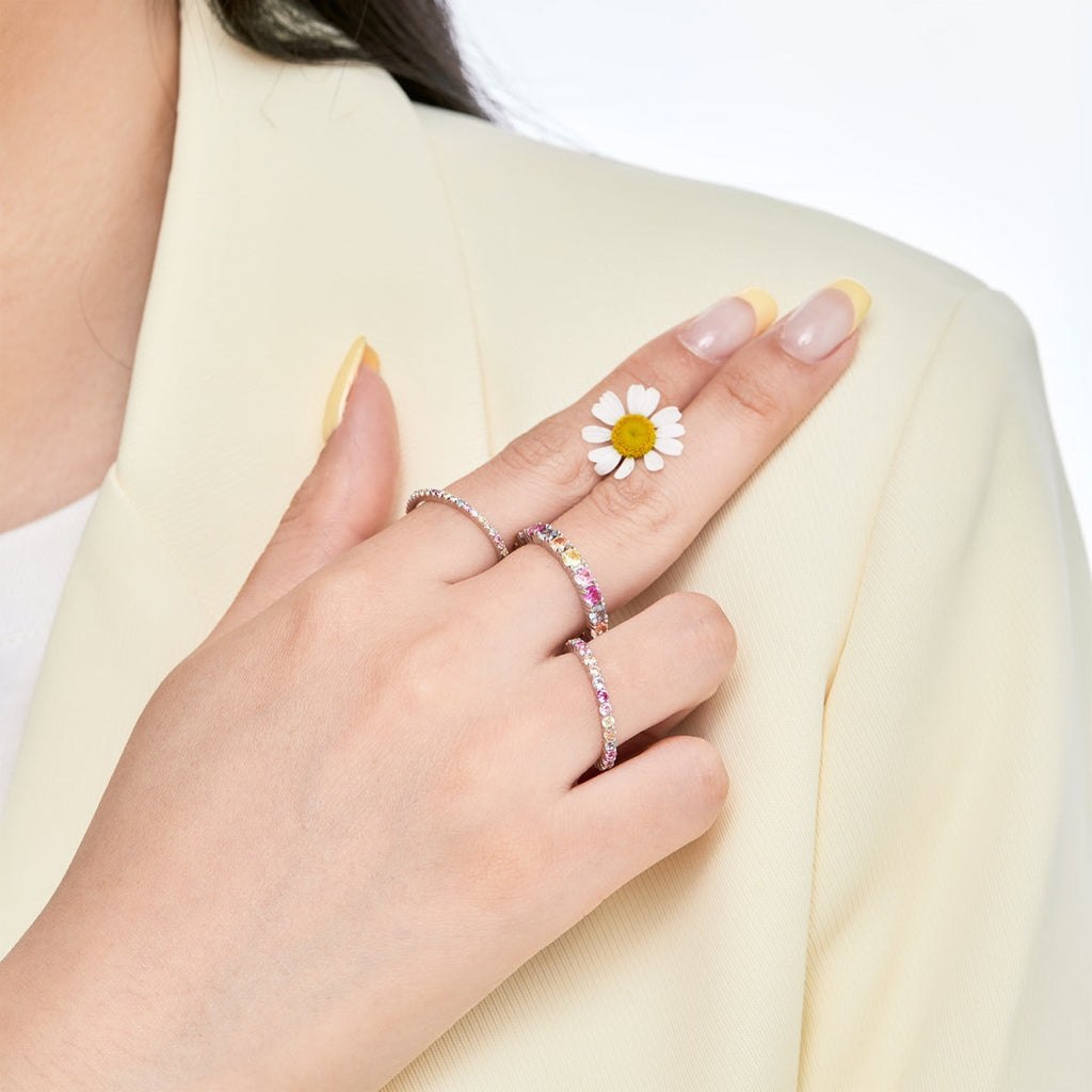 [HOT]Elegant Vivid Round Cut Daily Ring