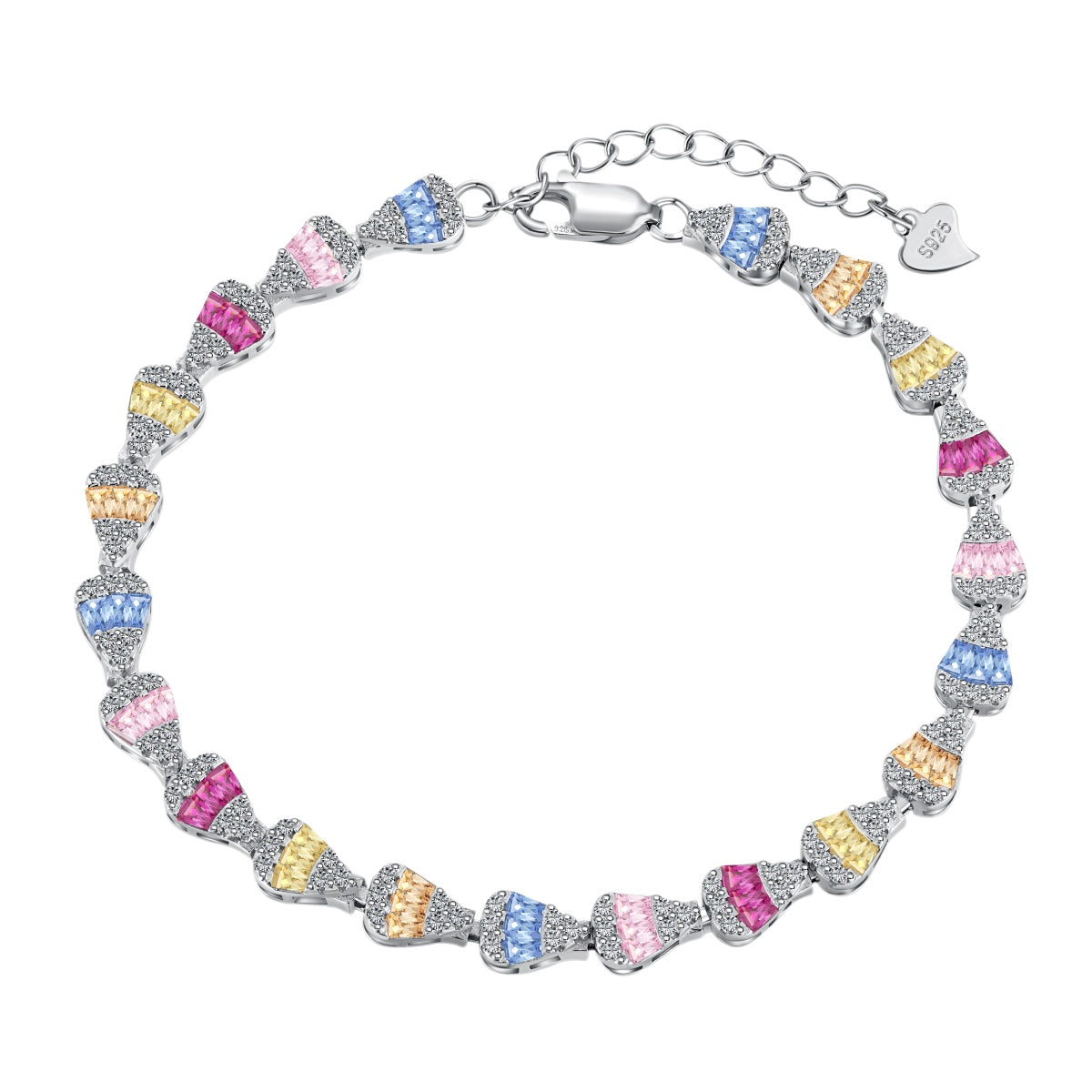 [HOT]Radiant Water Drop Shape Daily Bracelet