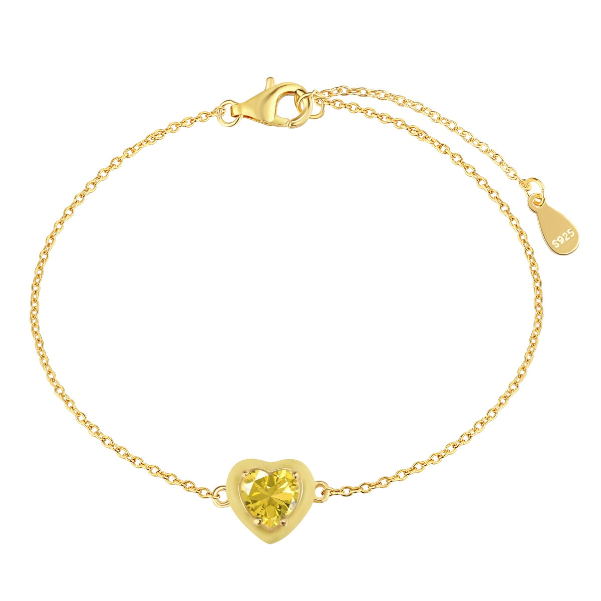 [HOT]Sparkling Romantic Heart Shape Lover Bracelet