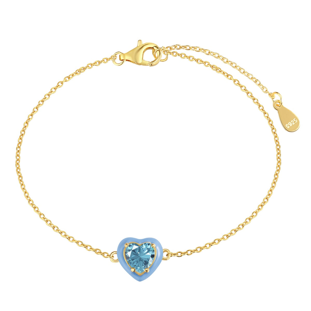 [HOT]Sparkling Romantic Heart Shape Lover Bracelet