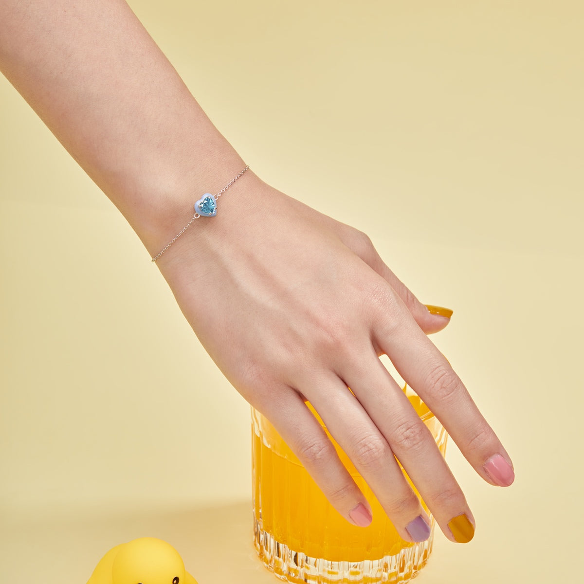 [HOT]Sparkling Romantic Heart Shape Lover Bracelet