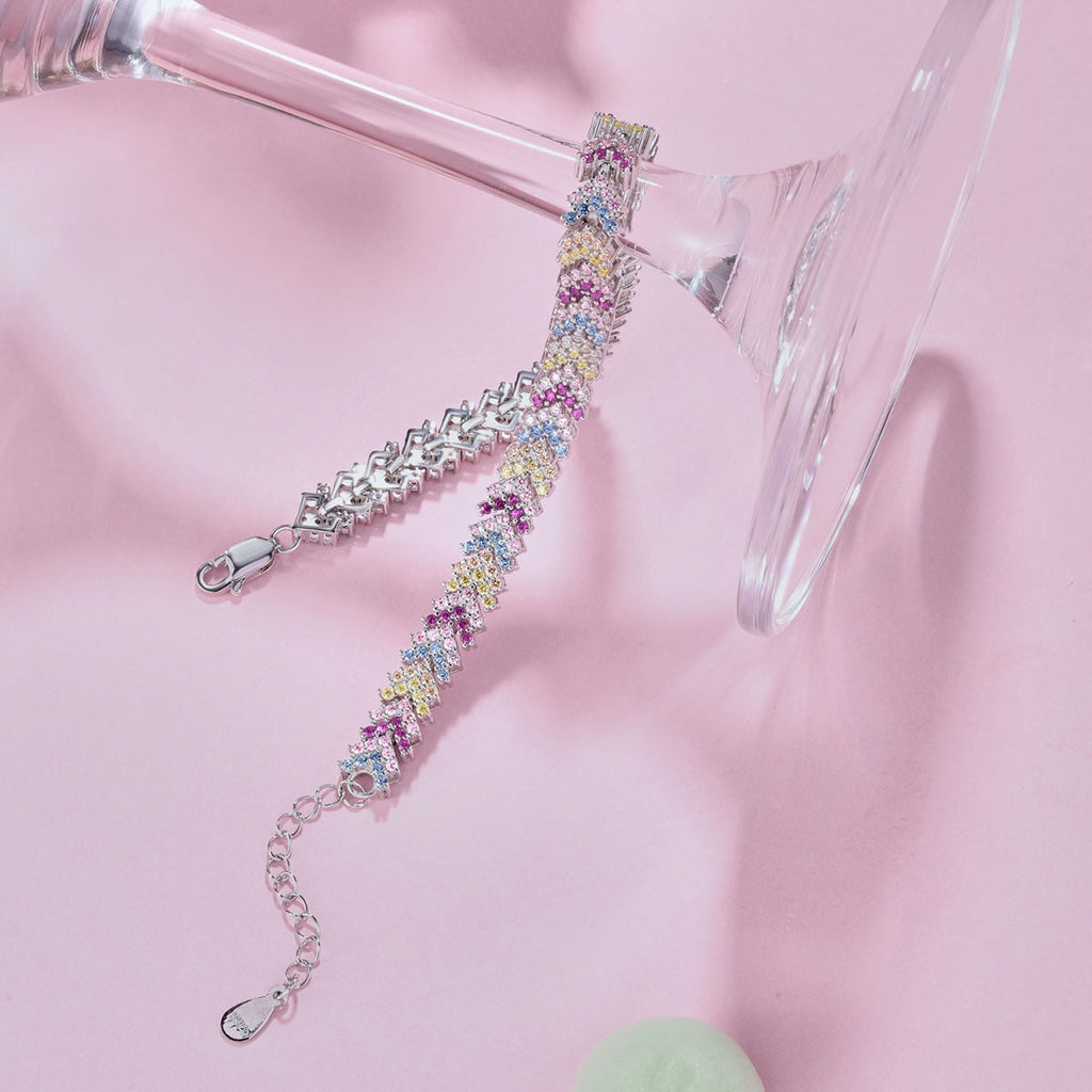 [HOT]Ornate Sparkling Round Cut Party Bracelet