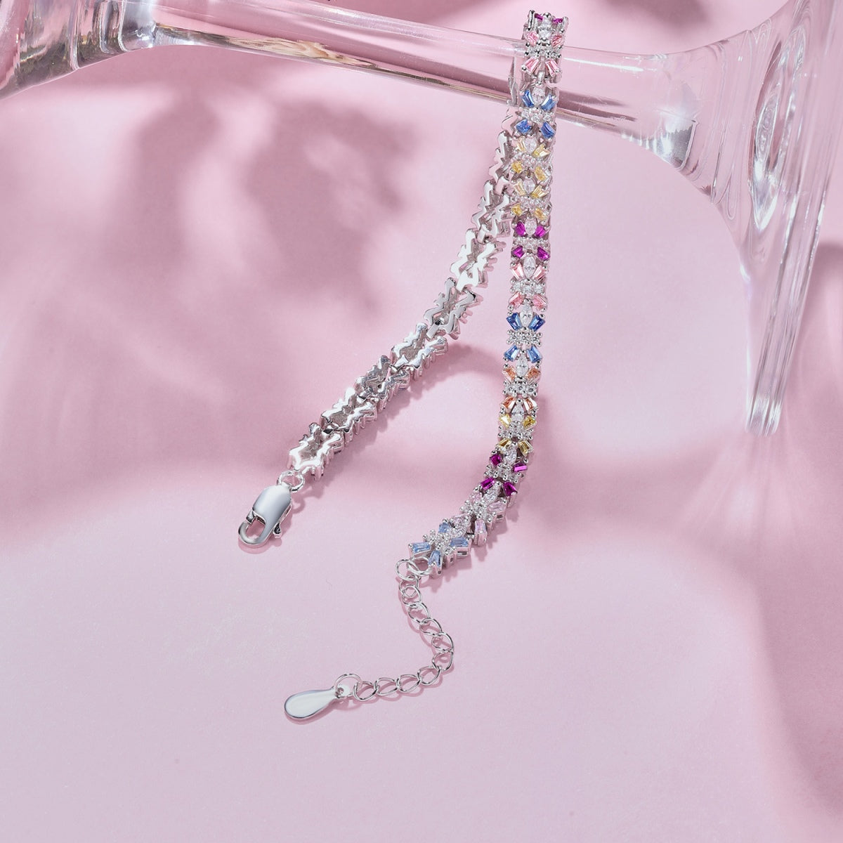 [HOT]Radiant Colorful Emerald Cut Party Bracelet