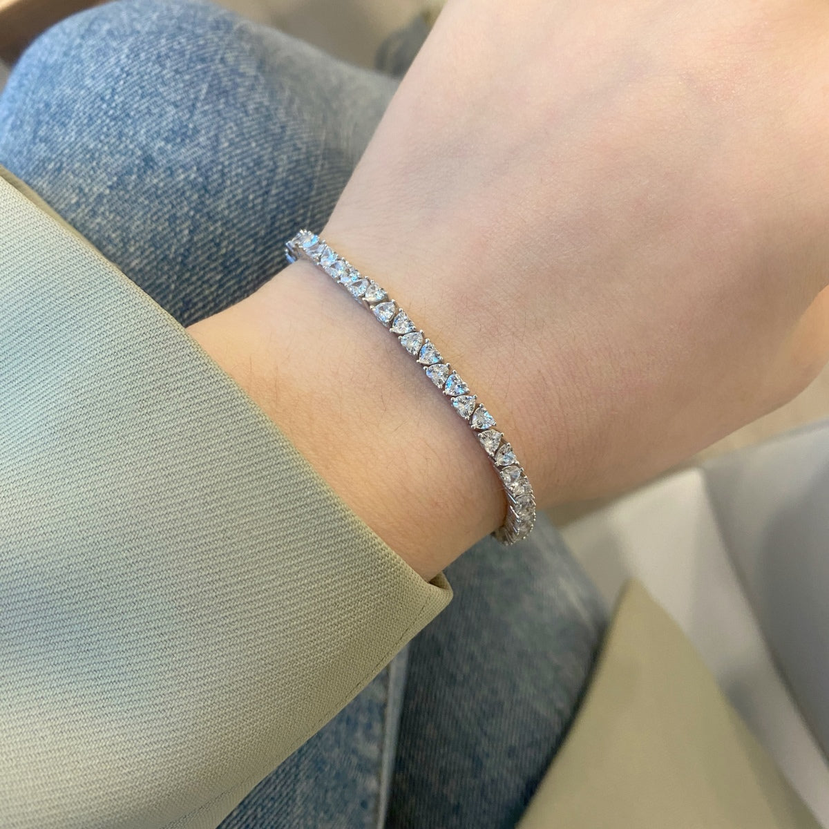 [HOT]Dazzling Romantic Heart Shape Lover Bracelet