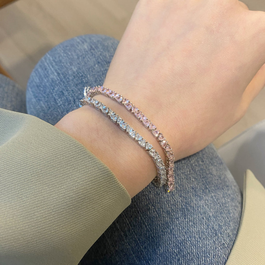 [HOT]Dazzling Romantic Heart Shape Lover Bracelet