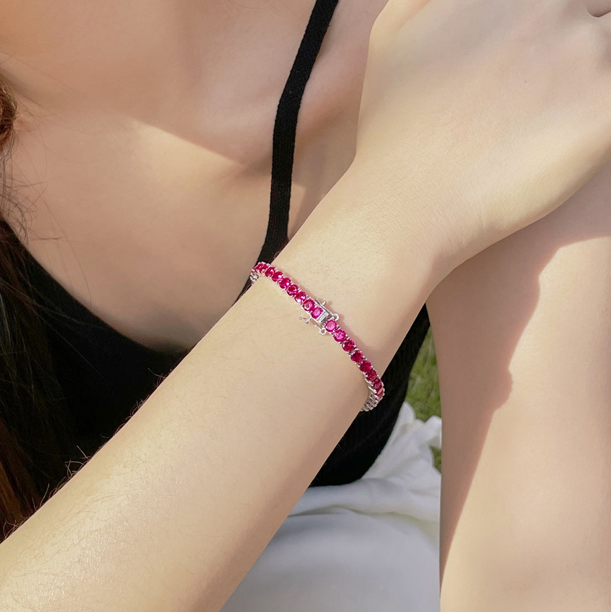 [HOT]Radiant Colorful Round Cut Party Bracelet