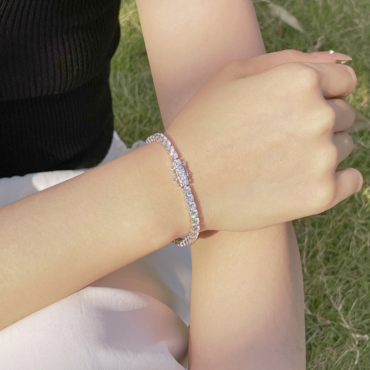 [HOT]Radiant Colorful Round Cut Party Bracelet