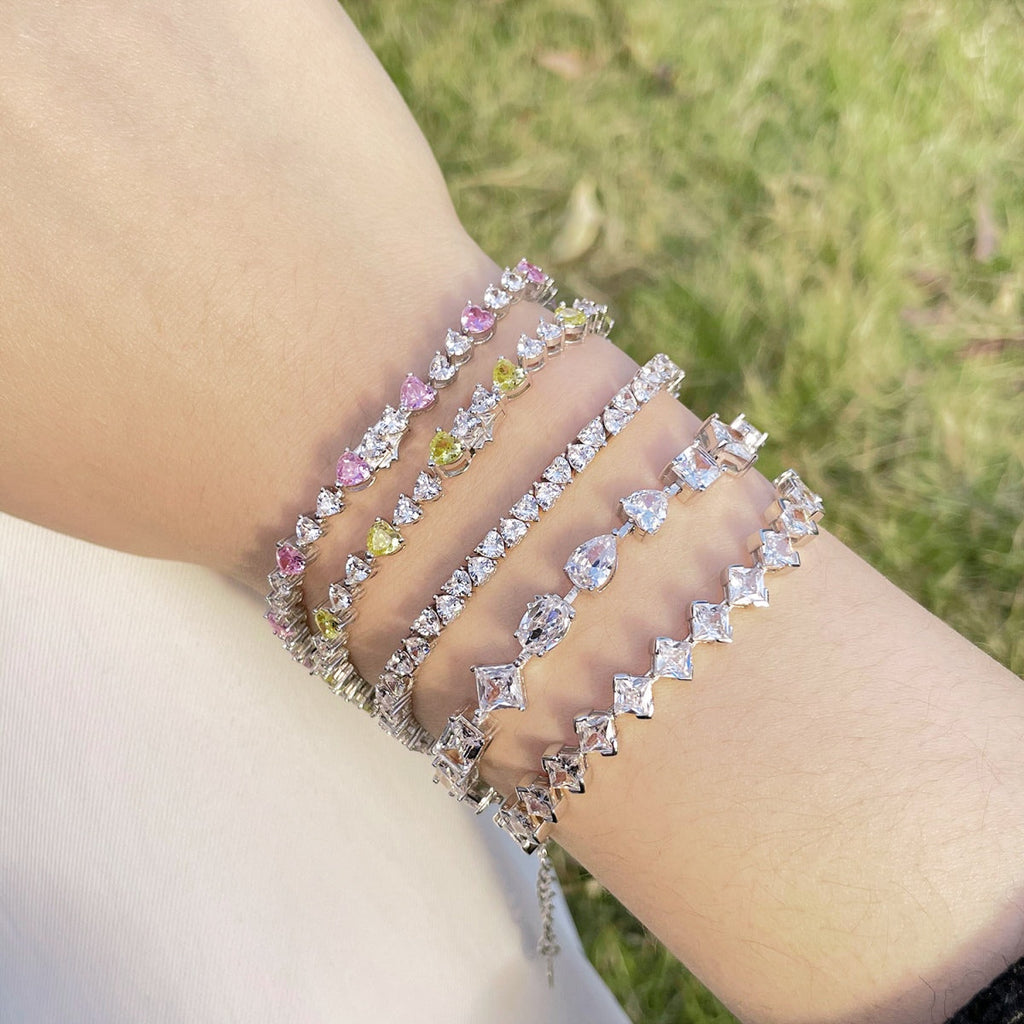 [HOT]Dazzling Romantic Heart Shape Lover Bracelet