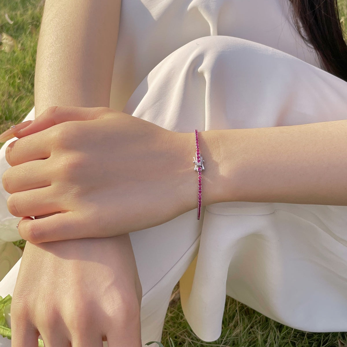 [HOT]Radiant Colorful Round Cut Party Bracelet