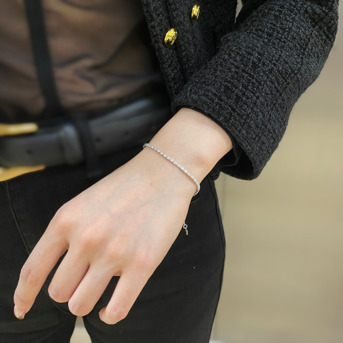 [HOT]Elegant Emerald Cut Daily Bracelet