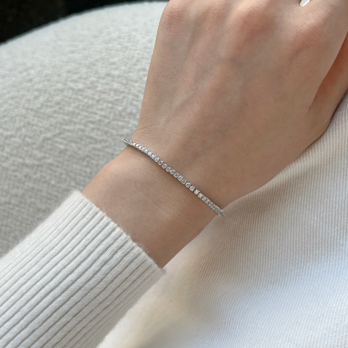 [HOT]Dazzling Exquisite Round Cut Daily Bracelet