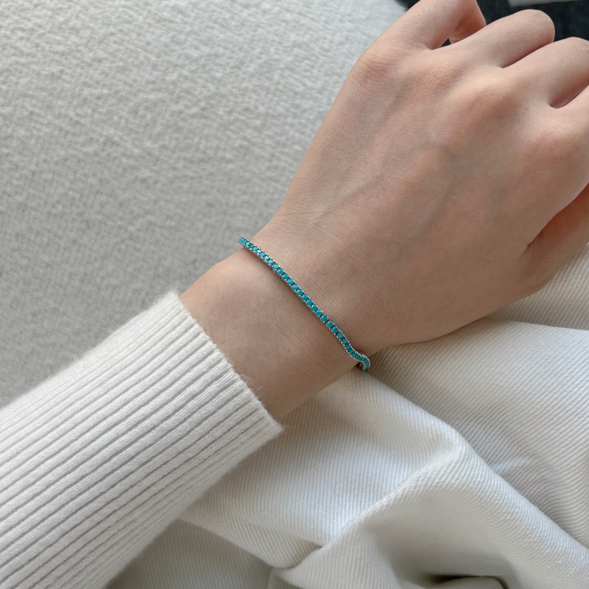 [HOT]Dazzling Exquisite Round Cut Daily Bracelet