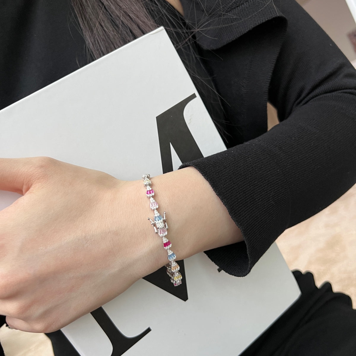[HOT]Radiant Water Drop Shape Daily Bracelet