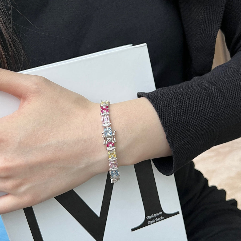 [HOT]Delicate Colorful Multi Cut Party Bracelet