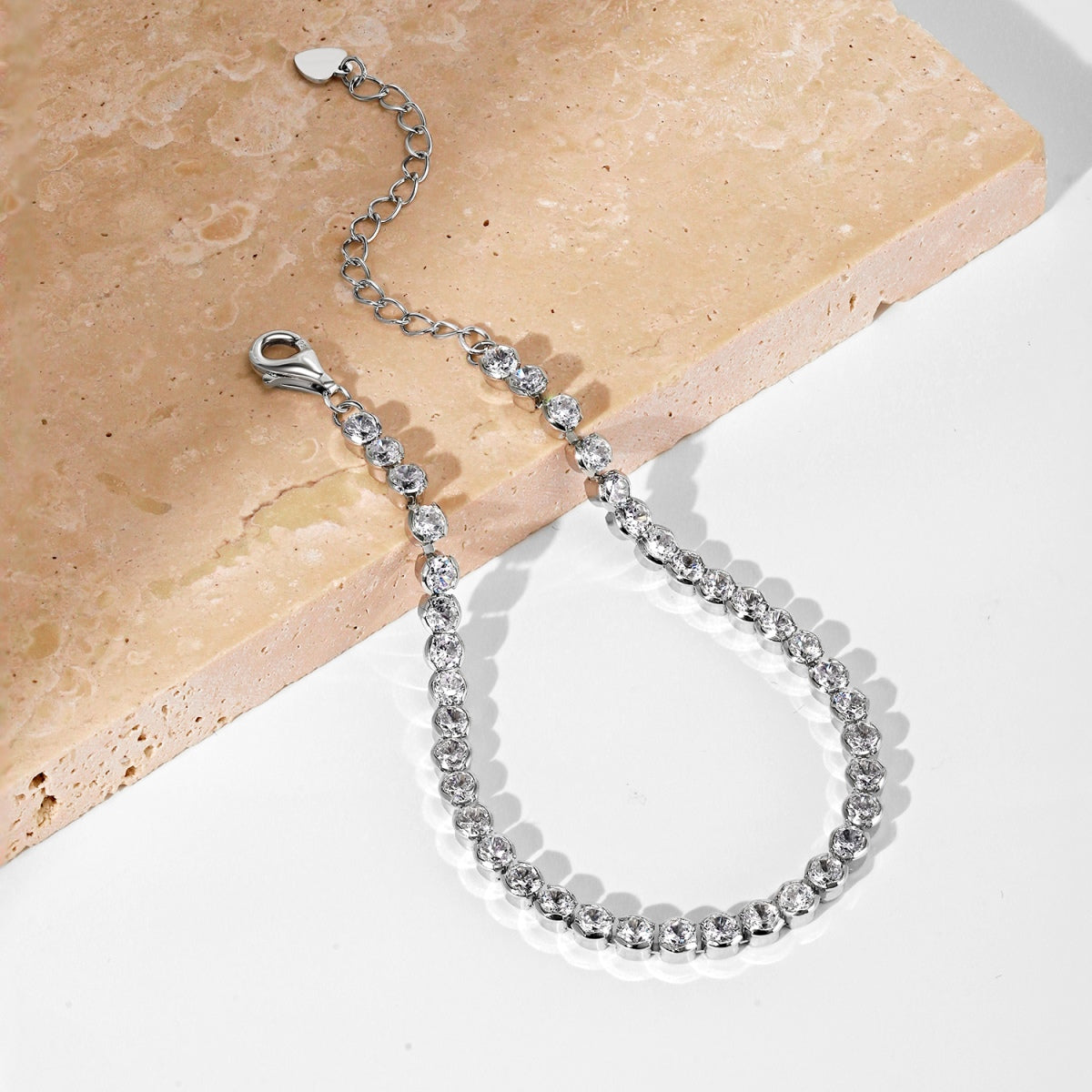 [HOT]Dazzling Sparkling Round Cut Daily Bracelet