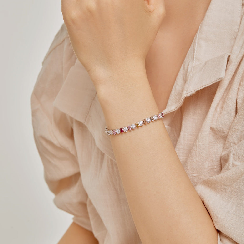 [HOT]Radiant Colorful Round Shape Daily Bracelet