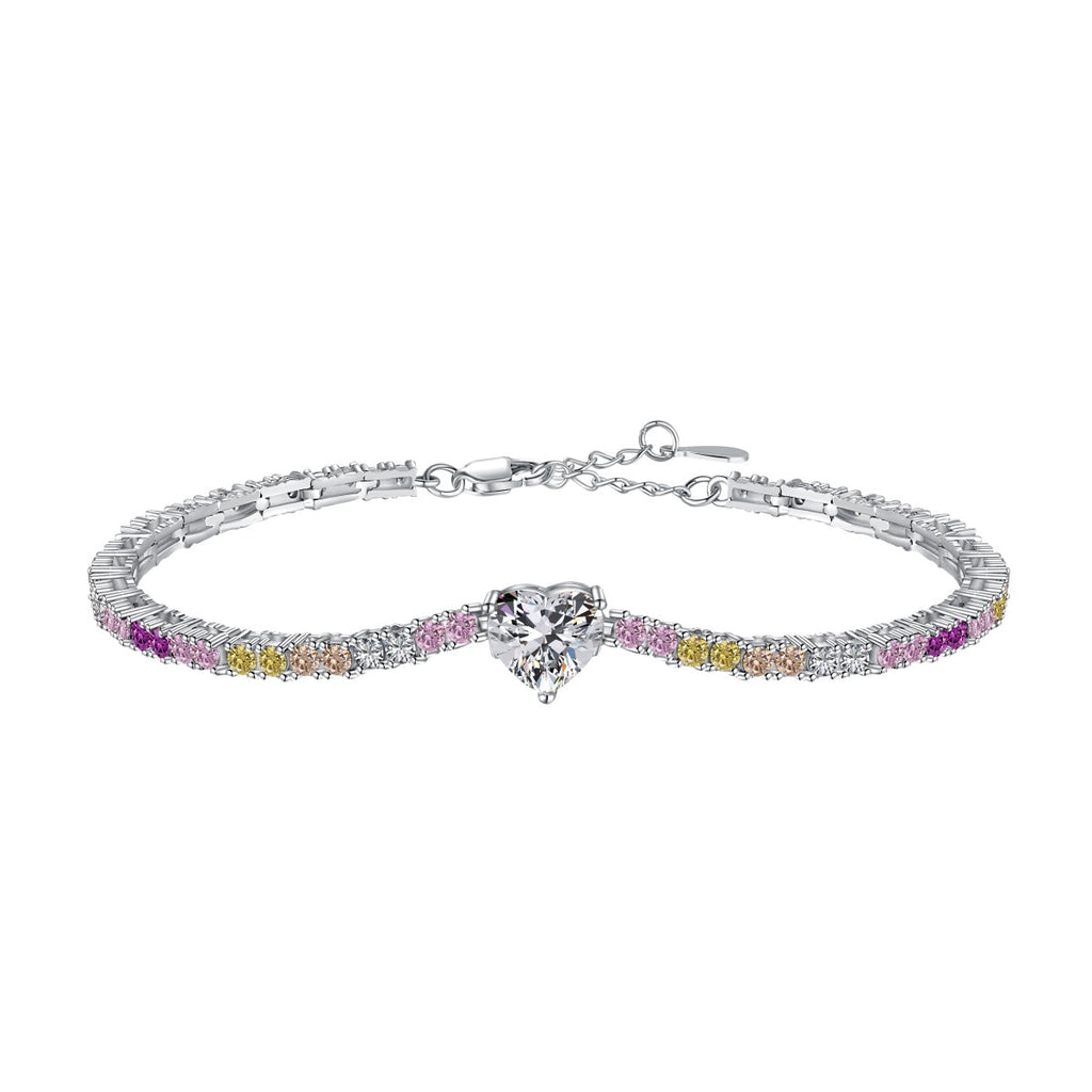 [HOT]Delicate Romantic Heart Shape Lover Bracelet