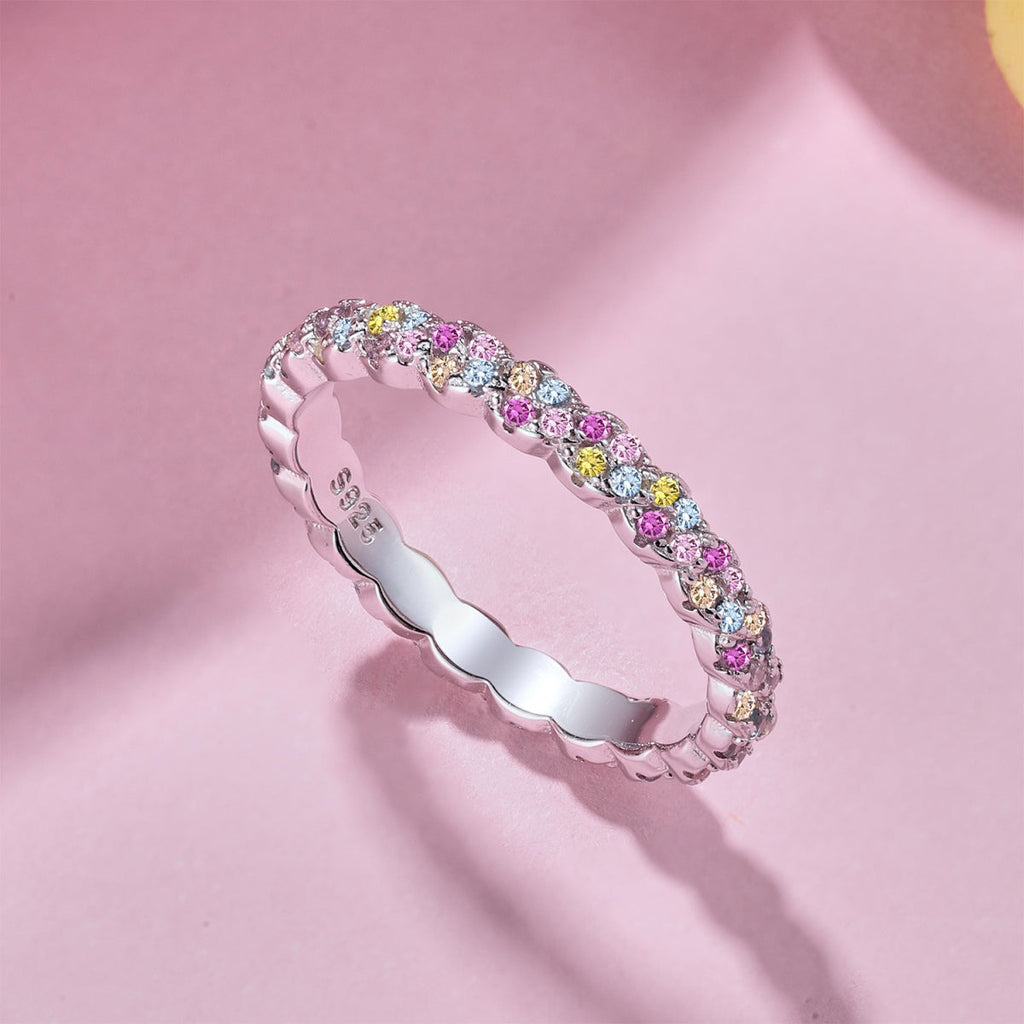 [HOT]Dainty Ebullient Round Cut Daily Ring