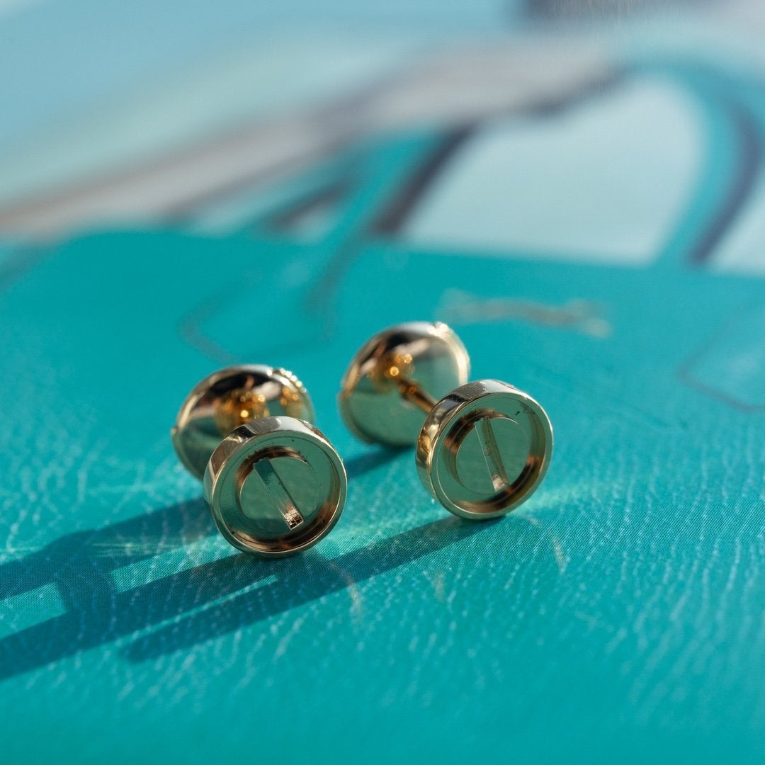 LOVE EARRINGS ROSE GOLD 10MM