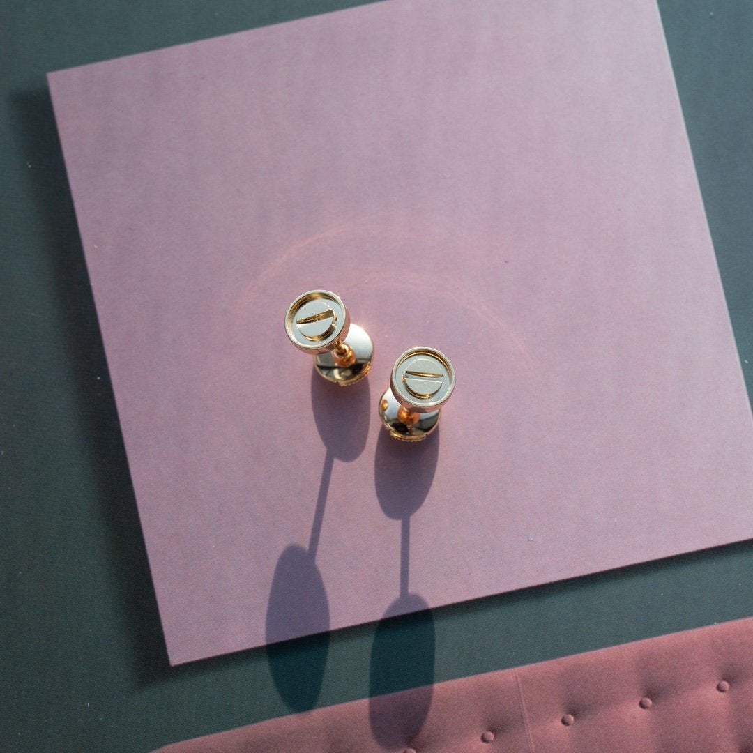 LOVE EARRINGS ROSE GOLD 10MM
