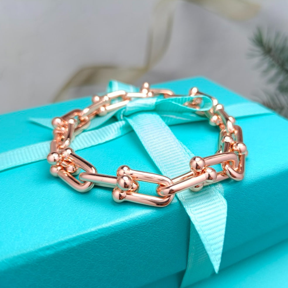 HARDWEAR BRACELET ROSE GOLD AND SILVER