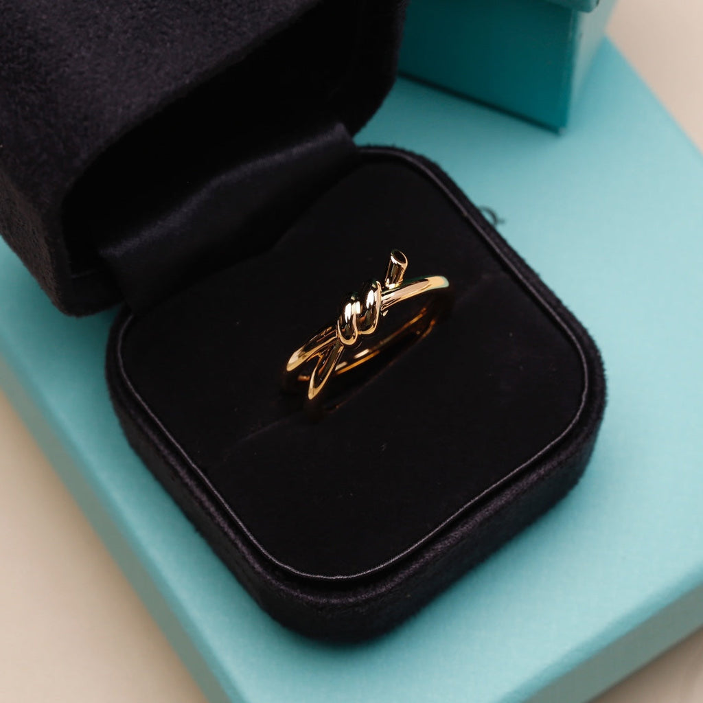 KNOT RING ROSE GOLD