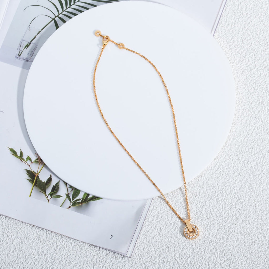 GARI NECKLACE ROSE GOLD DIAMOND