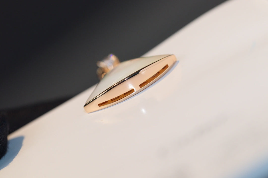 DREAM NECKLACE WHITE MOP ROSE GOLD 1 DIAMOND