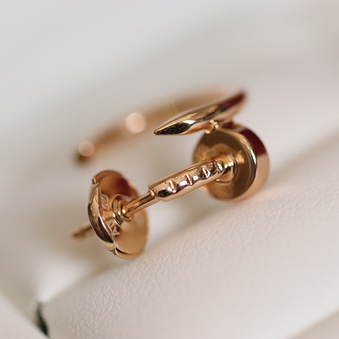 JUSTE EARRINGS ROSE GOLD