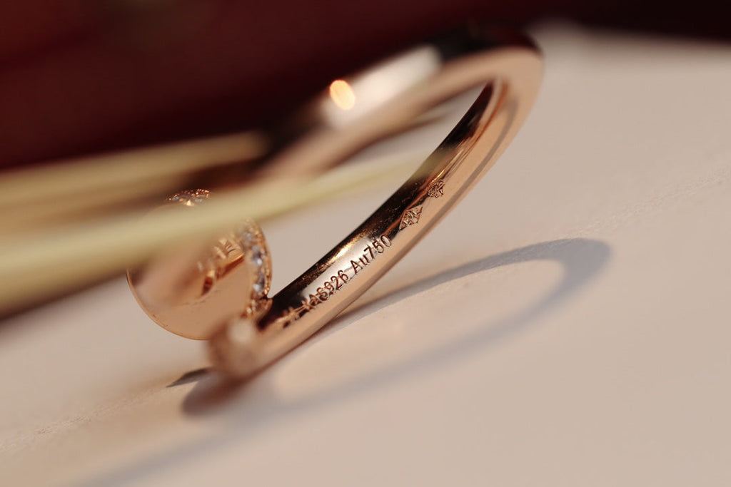 JUSTE RING 2.65MM ROSE GOLD DIAMOND