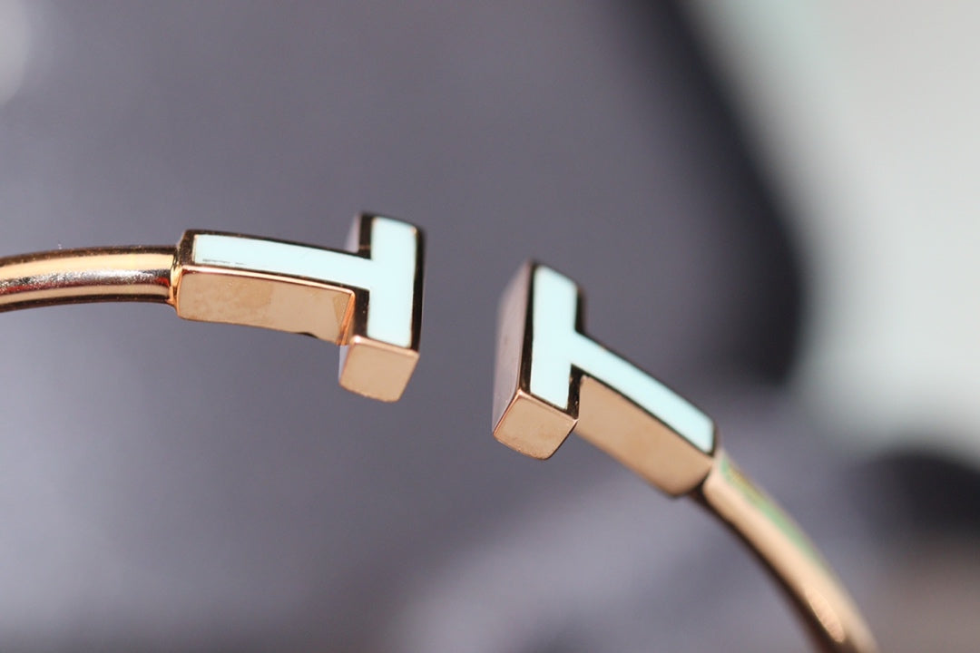 T BRACELET 1.8MM TURQUOISE ROSE GOLD