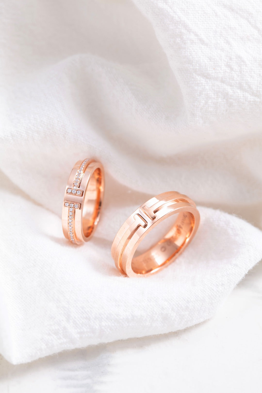 T ROSE GOLD RING
