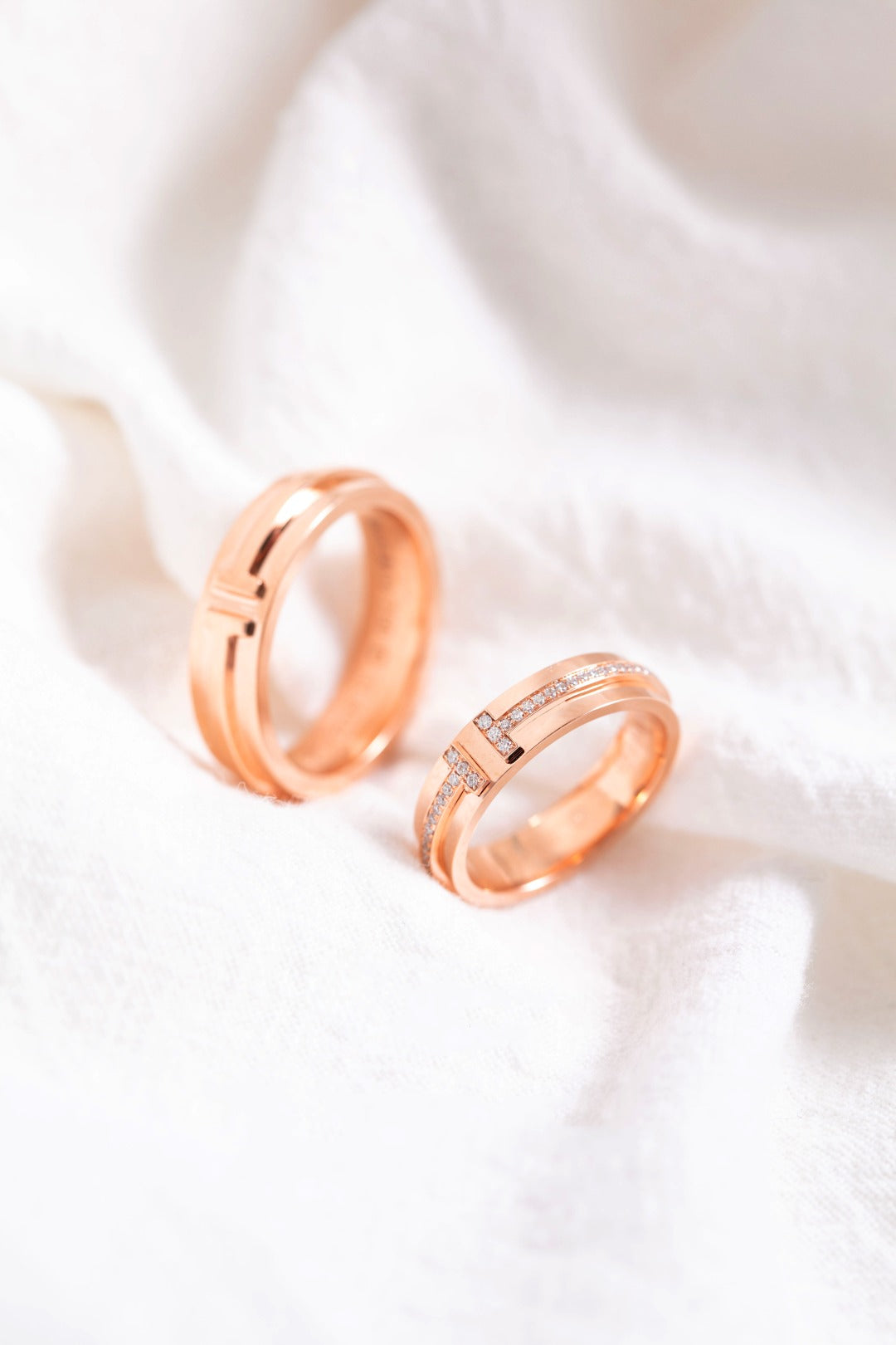 T ROSE GOLD RING
