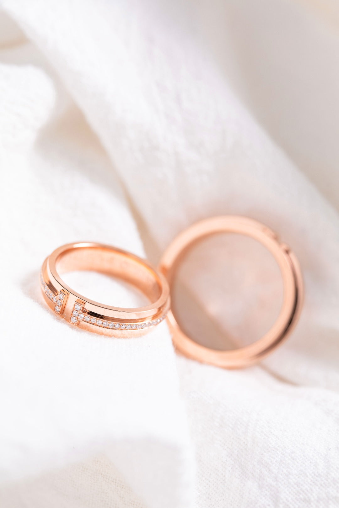 T ROSE GOLD RING
