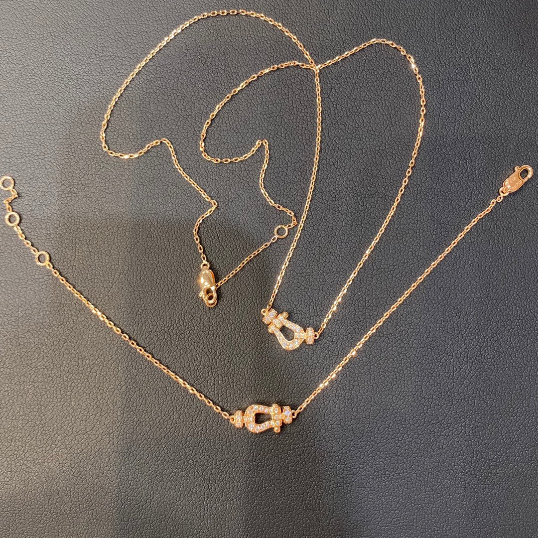 FORCE 10 DIAMOND ROSE GOLD NECKLACE MINI MODEL