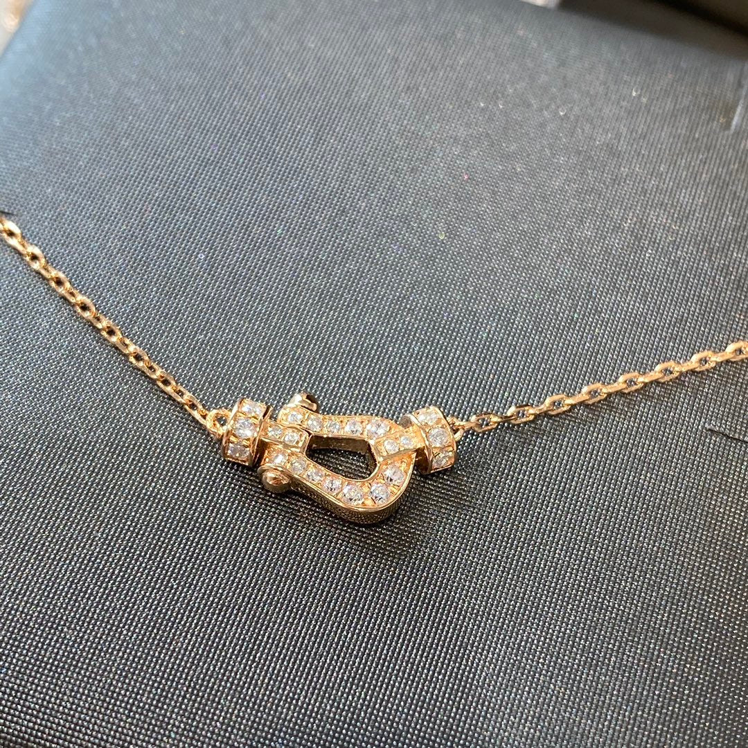 FORCE 10 DIAMOND ROSE GOLD NECKLACE MINI MODEL
