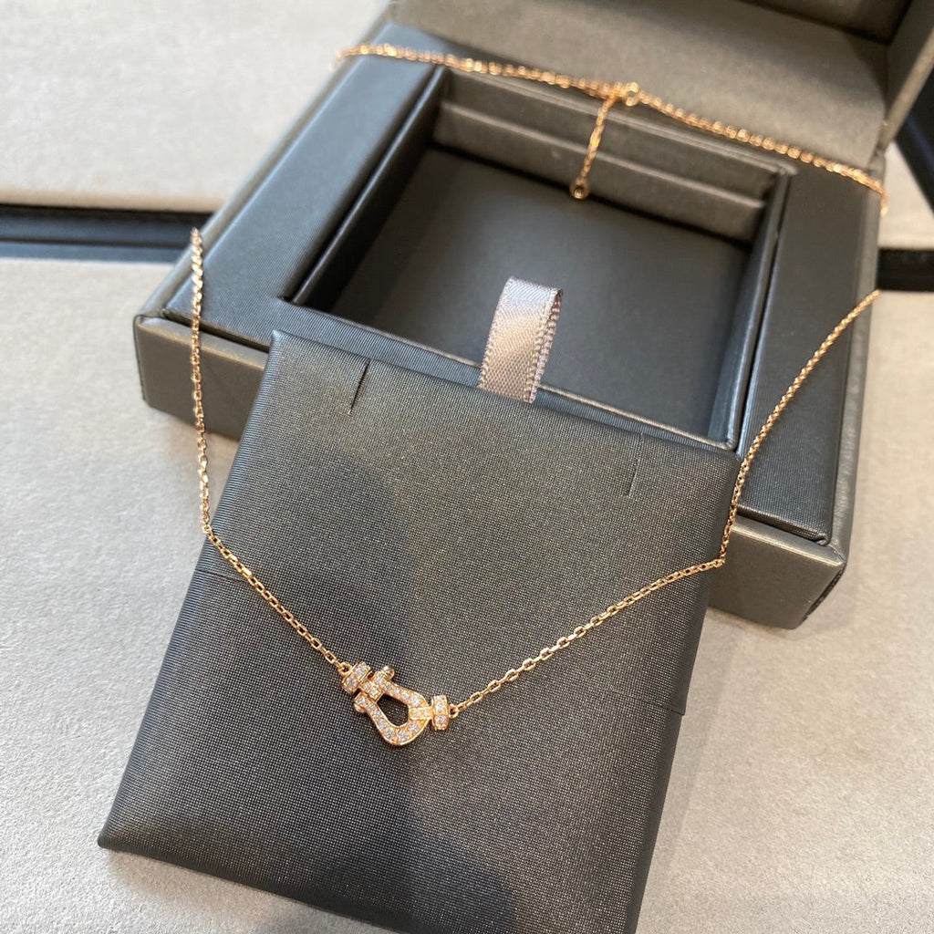 FORCE 10 DIAMOND ROSE GOLD NECKLACE MINI MODEL