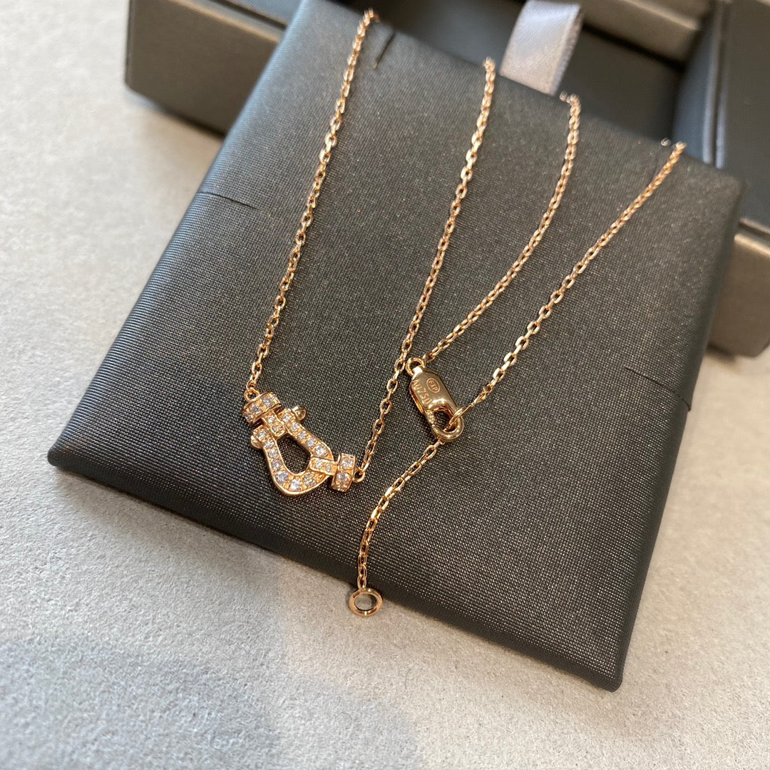 FORCE 10 DIAMOND ROSE GOLD NECKLACE MINI MODEL
