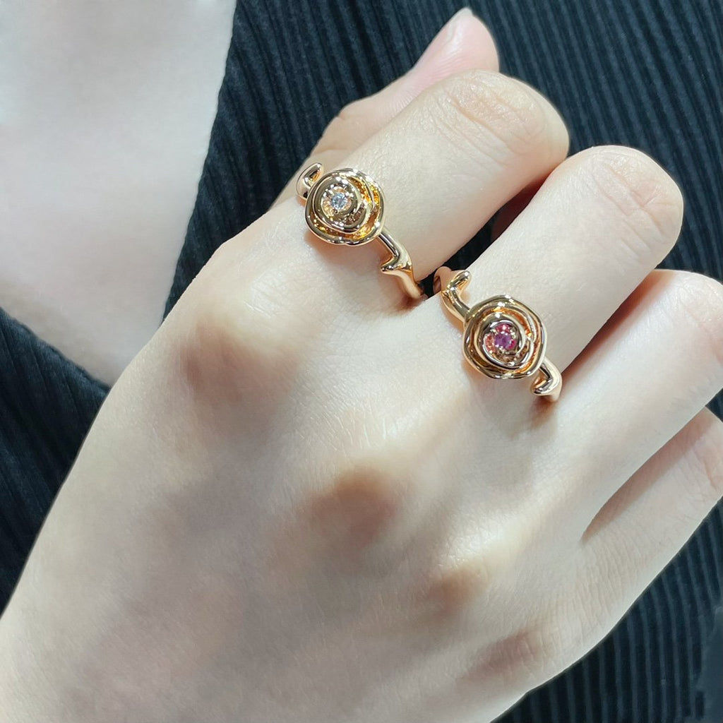 ROSE COUTRE ROSE GOLD DIAMOND RING