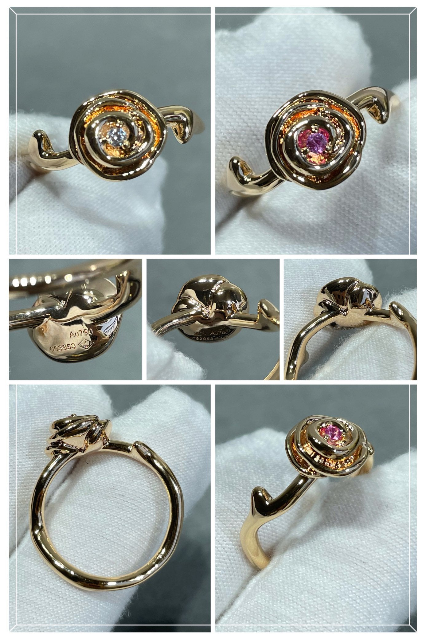 ROSE COUTRE ROSE GOLD DIAMOND RING