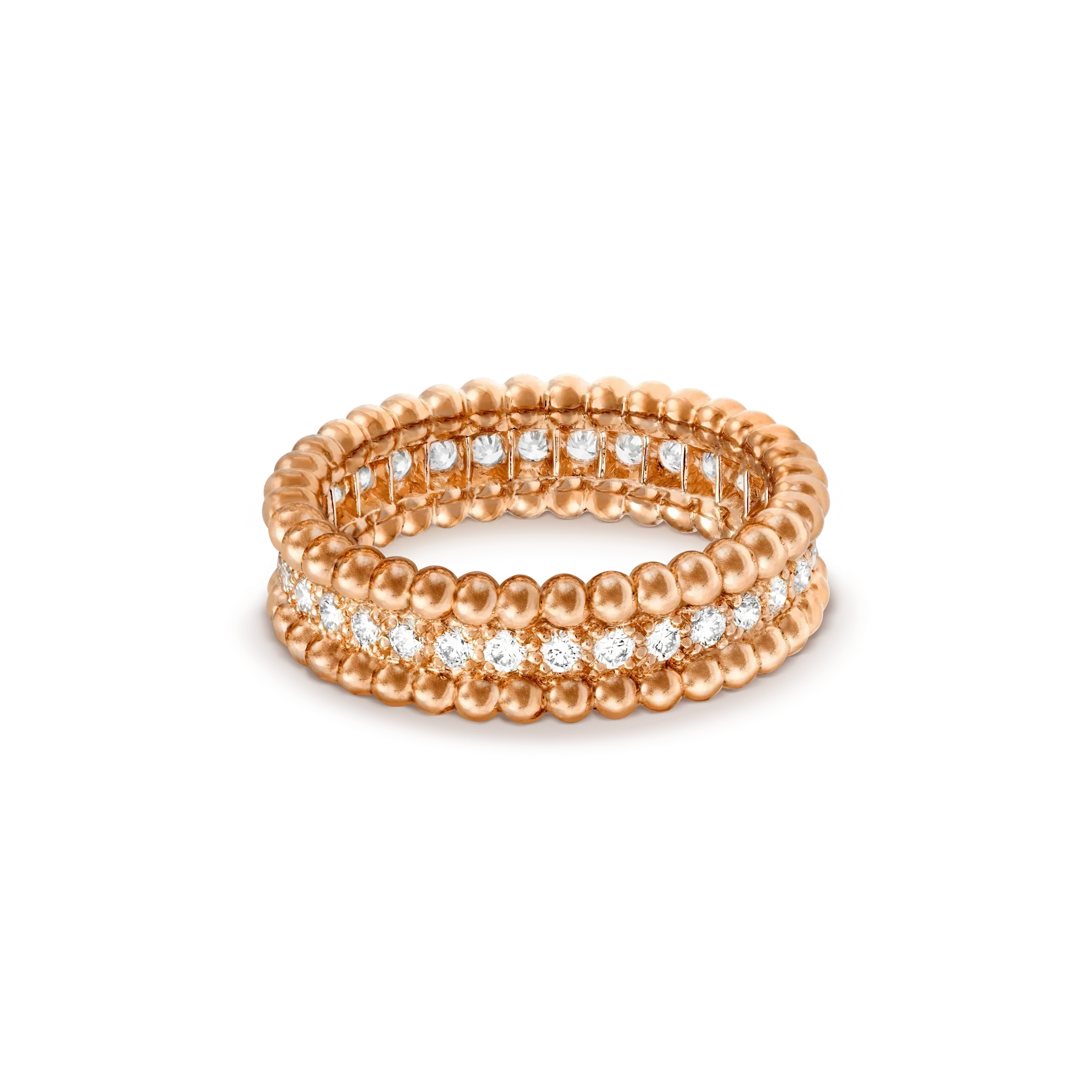 PERLEE DIAMOND ROSE GOLD RING